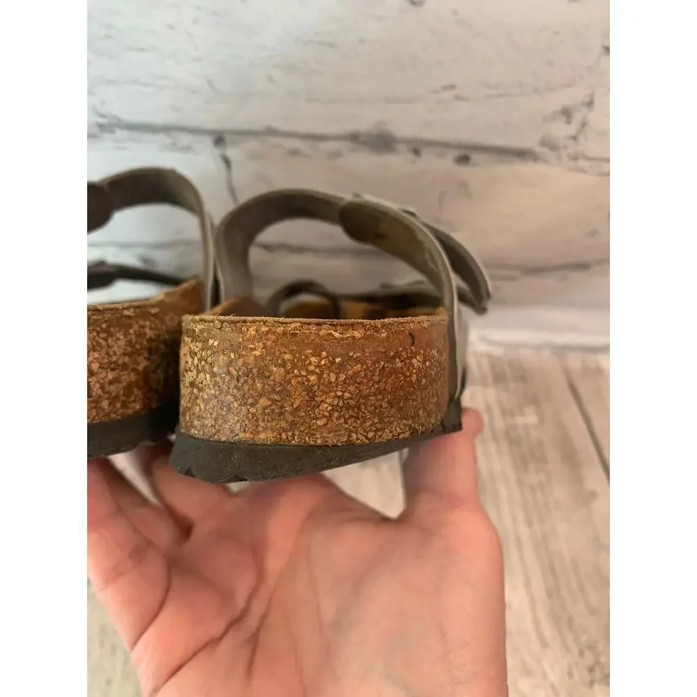 BIRKENSTOCK Women’s Mayari Silver Sandals / Size: 5-5.5 / EUR 36